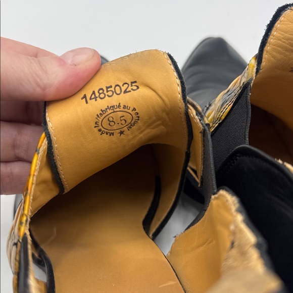 Fluevog Room 502 Heels, sz 8.5 in Black/Orange Dragon - Picture 8 of 8